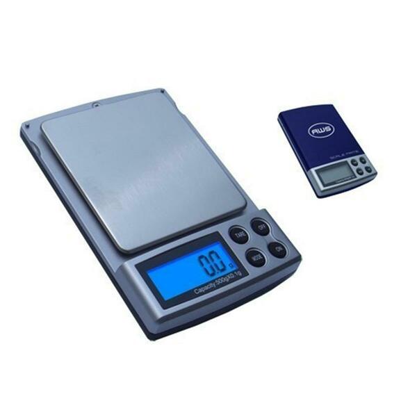American Weigh Scales Amw Scalemate Dual Range 500G Scale Blue SM-5DR-BLU